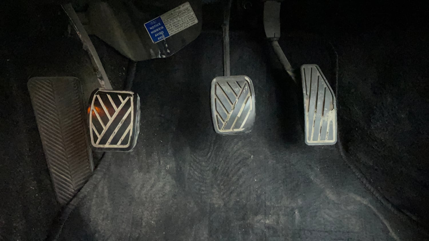 Used 2018 Maruti Suzuki Baleno Zeta 1.2 Petrol Manual interior PEDALS VIEW