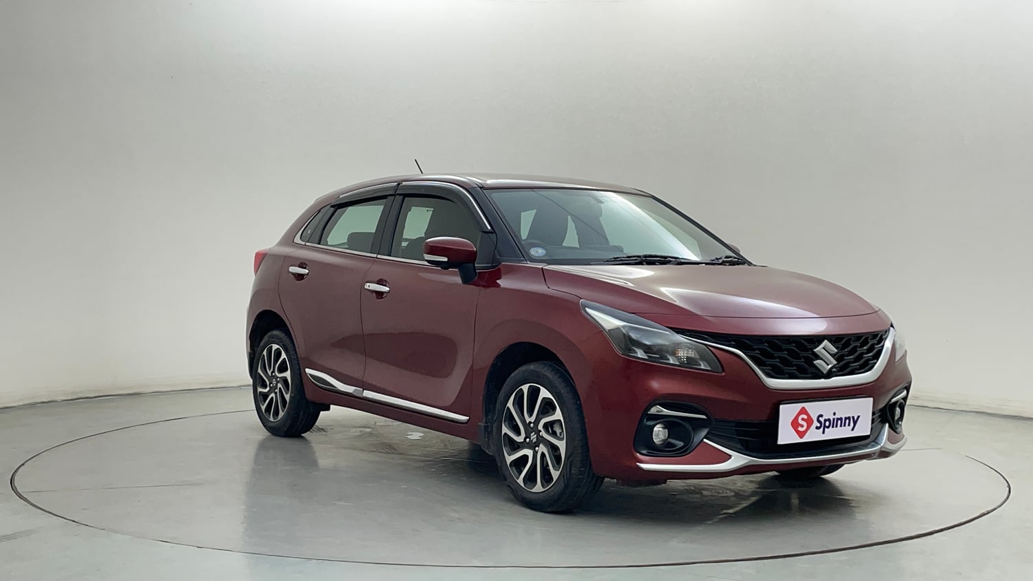 Used 2022 Maruti Suzuki Baleno Alpha MT Petrol Manual exterior RIGHT FRONT CORNER VIEW