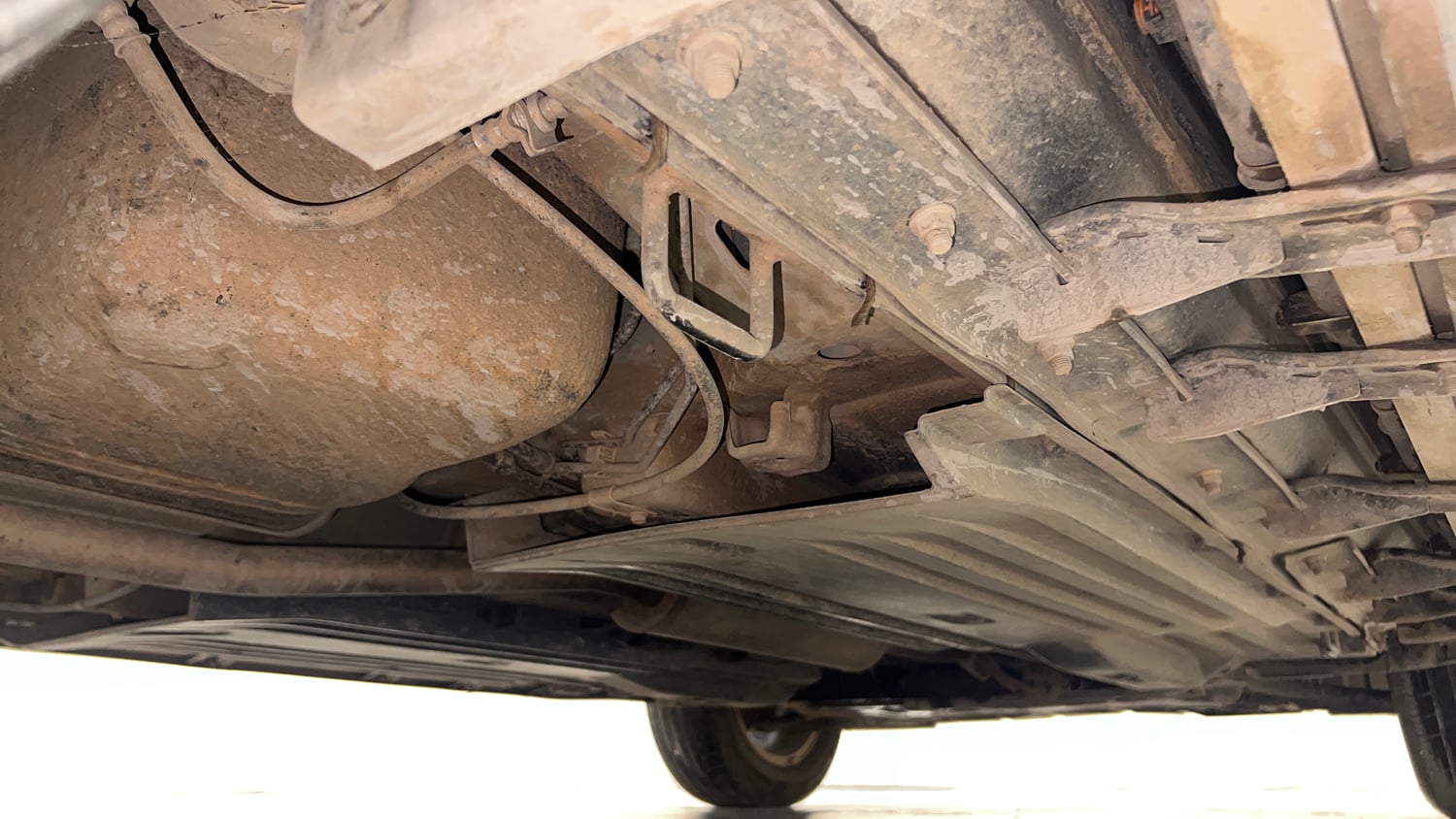 Used 2023 Maruti Suzuki Brezza Zxi Plus Dual Tone Petrol Manual extra REAR RIGHT UNDERBODY VIEW