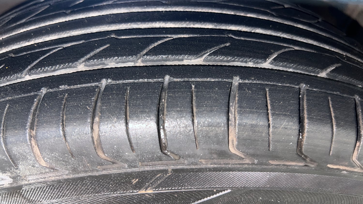 Used 2015 Maruti Suzuki Celerio VXi Petrol Manual tyres RIGHT FRONT TYRE TREAD VIEW