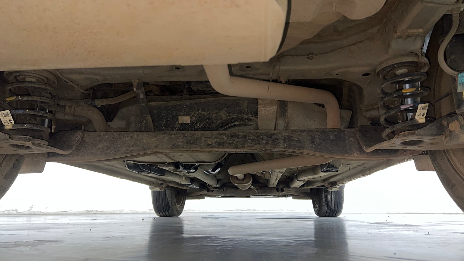 Used 2023 Hyundai Creta SX (O) 1.5 Petrol IVT Petrol Automatic extra REAR UNDERBODY VIEW (TAKEN FROM REAR)