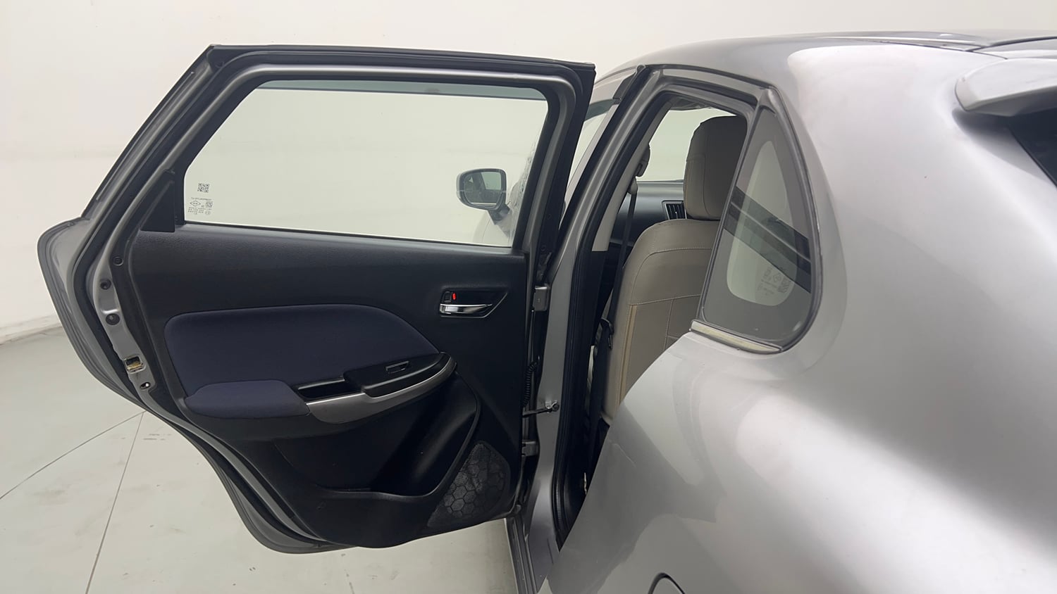 Used 2019 Maruti Suzuki Baleno Zeta Automatic Petrol Automatic interior LEFT REAR DOOR OPEN VIEW