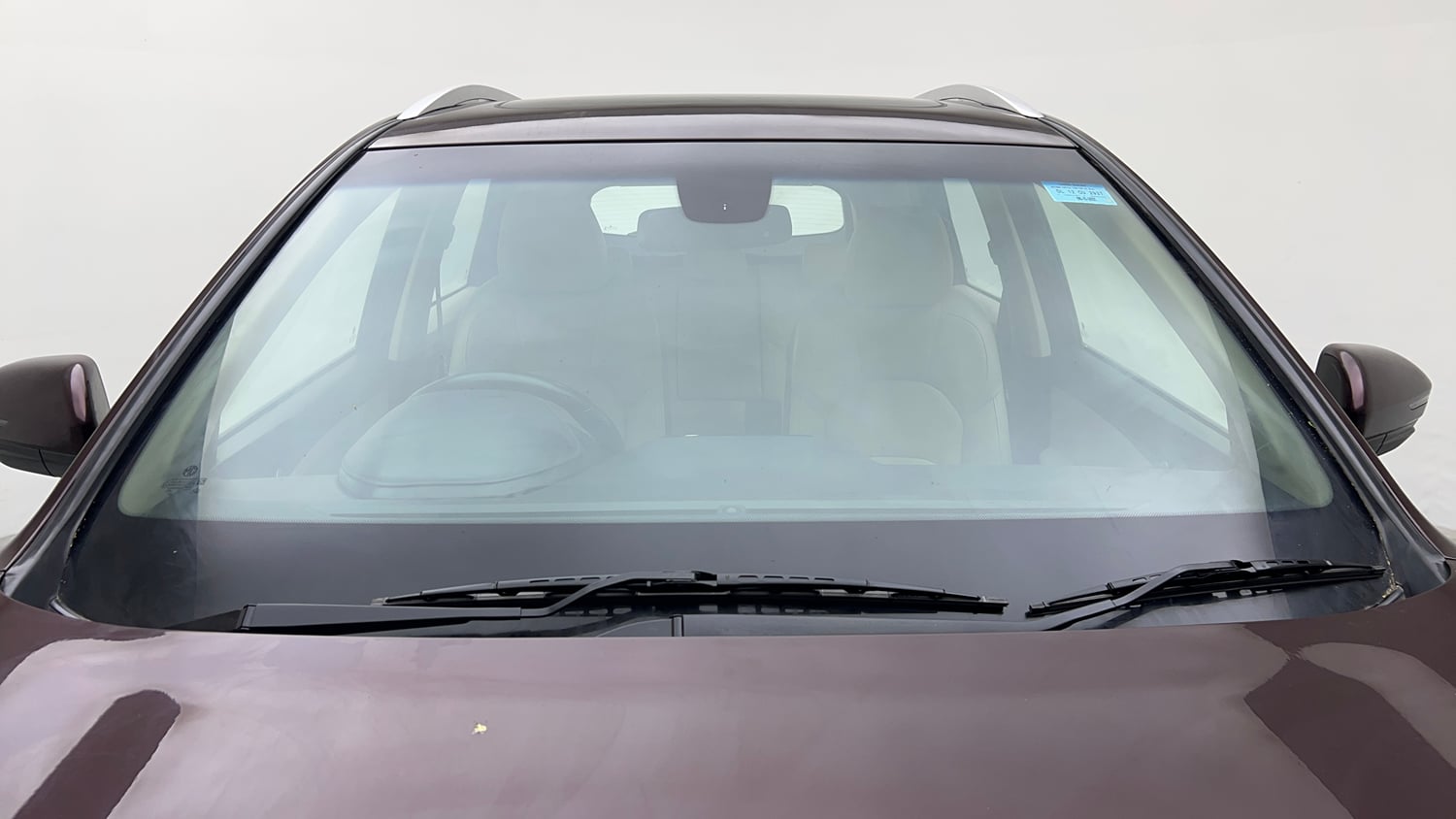 Used 2021 MG Motors Hector Sharp 1.5 Petrol CVT Petrol Automatic exterior FRONT WINDSHIELD VIEW