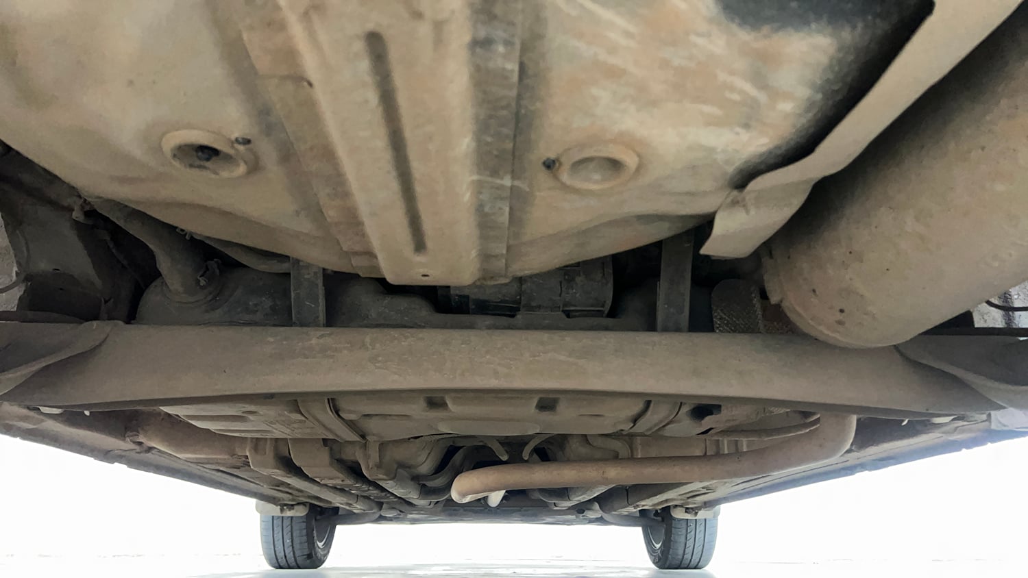 Used 2015 Hyundai Elite i20 Asta 1.2 Petrol Manual extra REAR UNDERBODY VIEW (TAKEN FROM REAR)