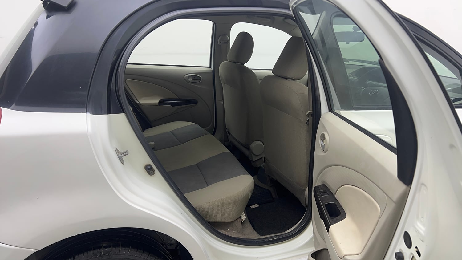 Used 2016 Toyota Etios Liva V Petrol Manual interior RIGHT SIDE REAR DOOR CABIN VIEW