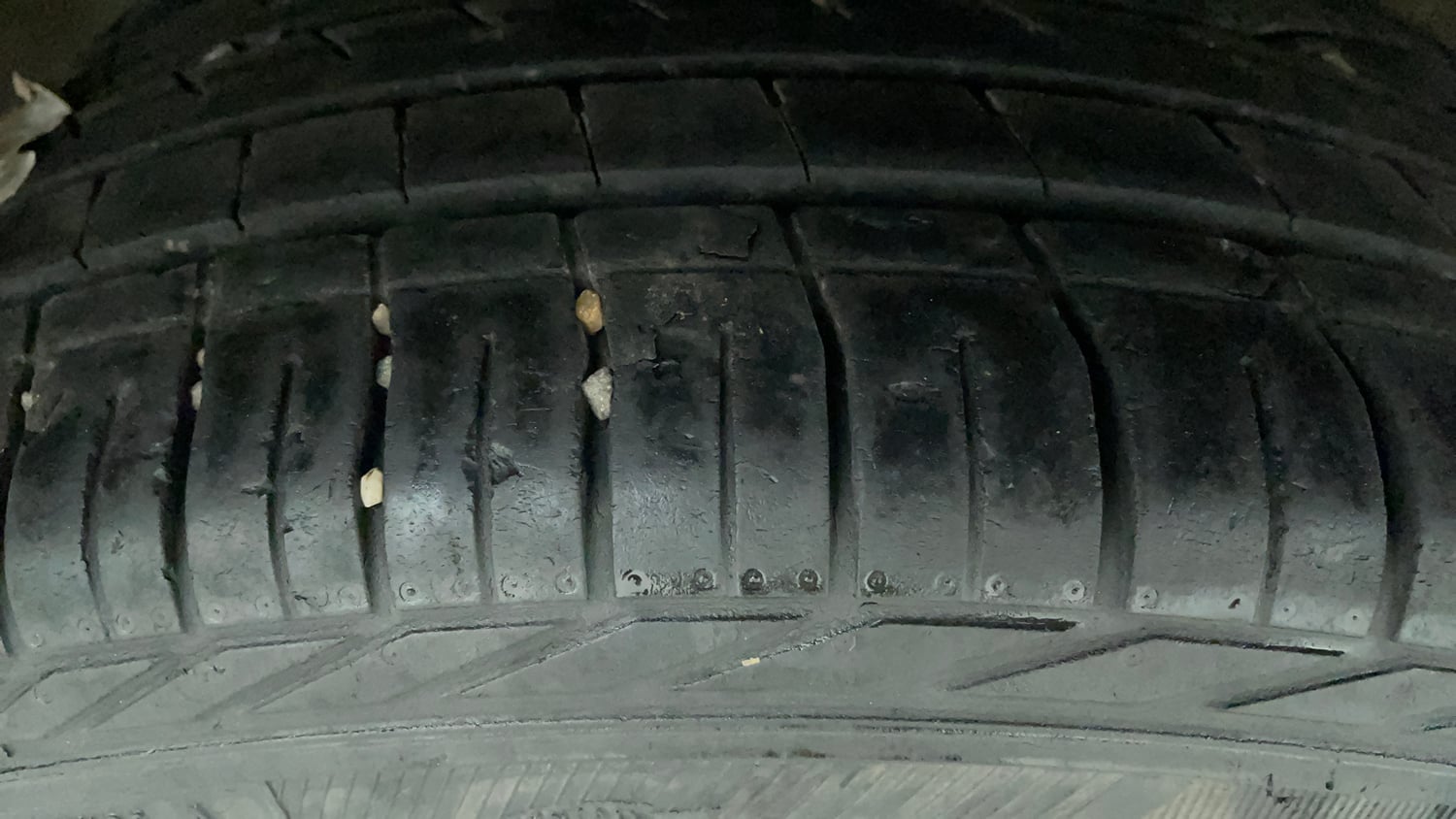 Used 2021 Tata Nexon XZA Plus Diesel Diesel Automatic tyres RIGHT REAR TYRE TREAD VIEW