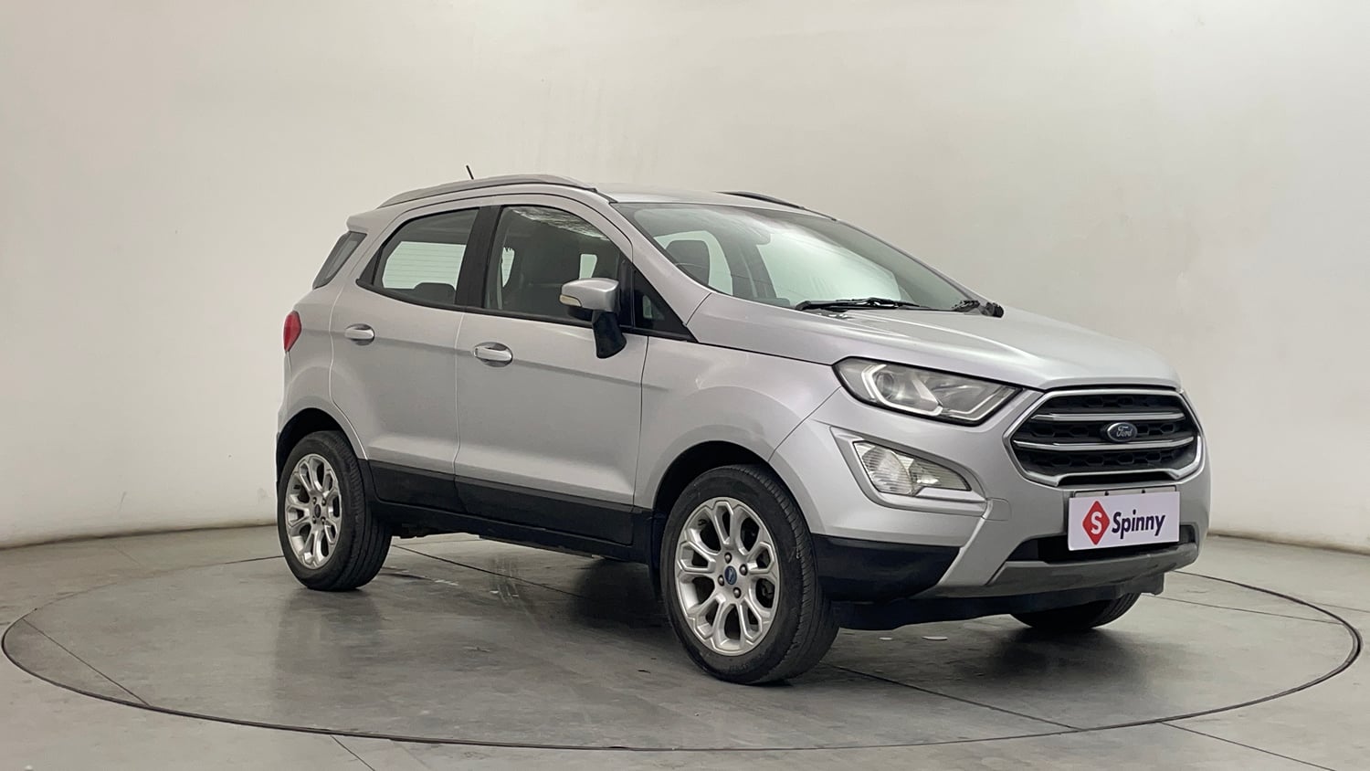 Used 2018 Ford EcoSport Titanium + 1.5L Ti-VCT AT Petrol Automatic exterior RIGHT FRONT CORNER VIEW