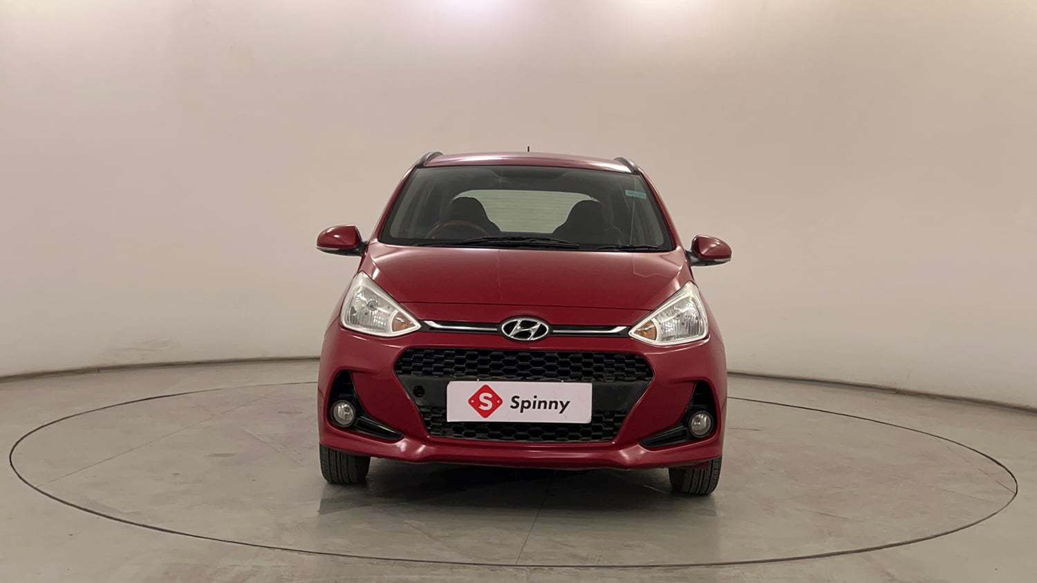 Used 2017 Hyundai Grand i10 Sportz (O) AT 1.2 Kappa VTVT Petrol Automatic exterior FRONT VIEW