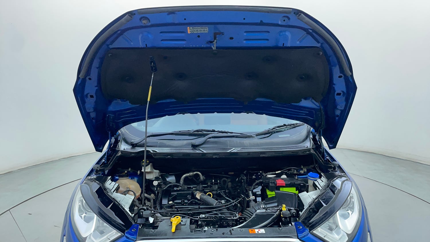 Used 2020 Ford EcoSport Titanium + 1.5L Ti-VCT AT Petrol Automatic engine ENGINE & BONNET OPEN FRONT VIEW