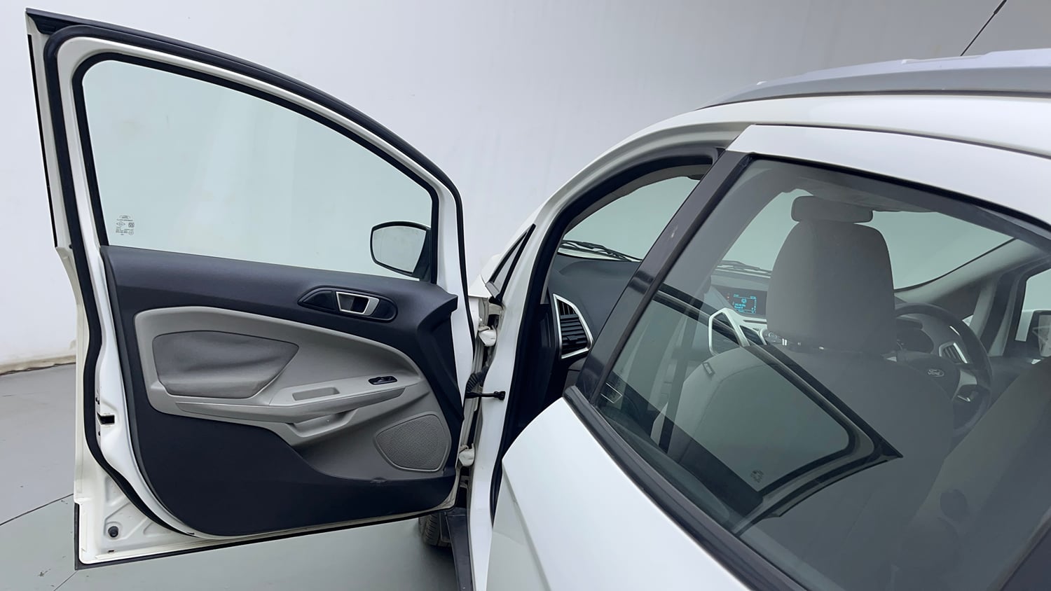 Used 2016 Ford EcoSport Titanium 1.5L Ti-VCT AT Petrol Automatic interior LEFT FRONT DOOR OPEN VIEW