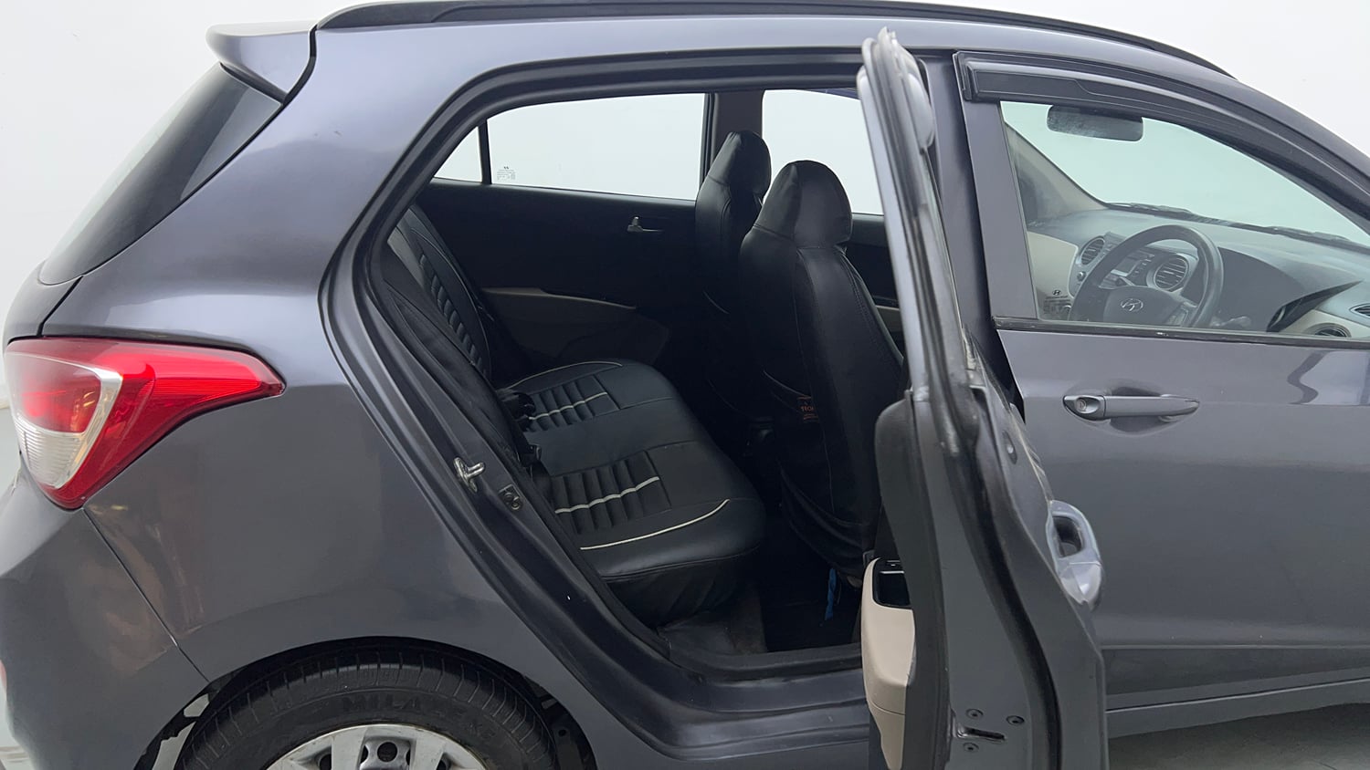 Used 2016 Hyundai Grand i10 Sportz 1.2 Kappa VTVT Petrol Manual interior RIGHT SIDE REAR DOOR CABIN VIEW
