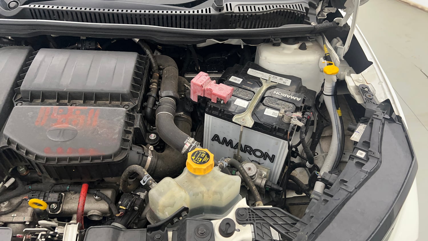 Used 2025 Tata Nexon Fearless Plus (PS) 1.5 Diesel 6AMT Dual Tone Diesel Automatic engine ENGINE LEFT SIDE VIEW