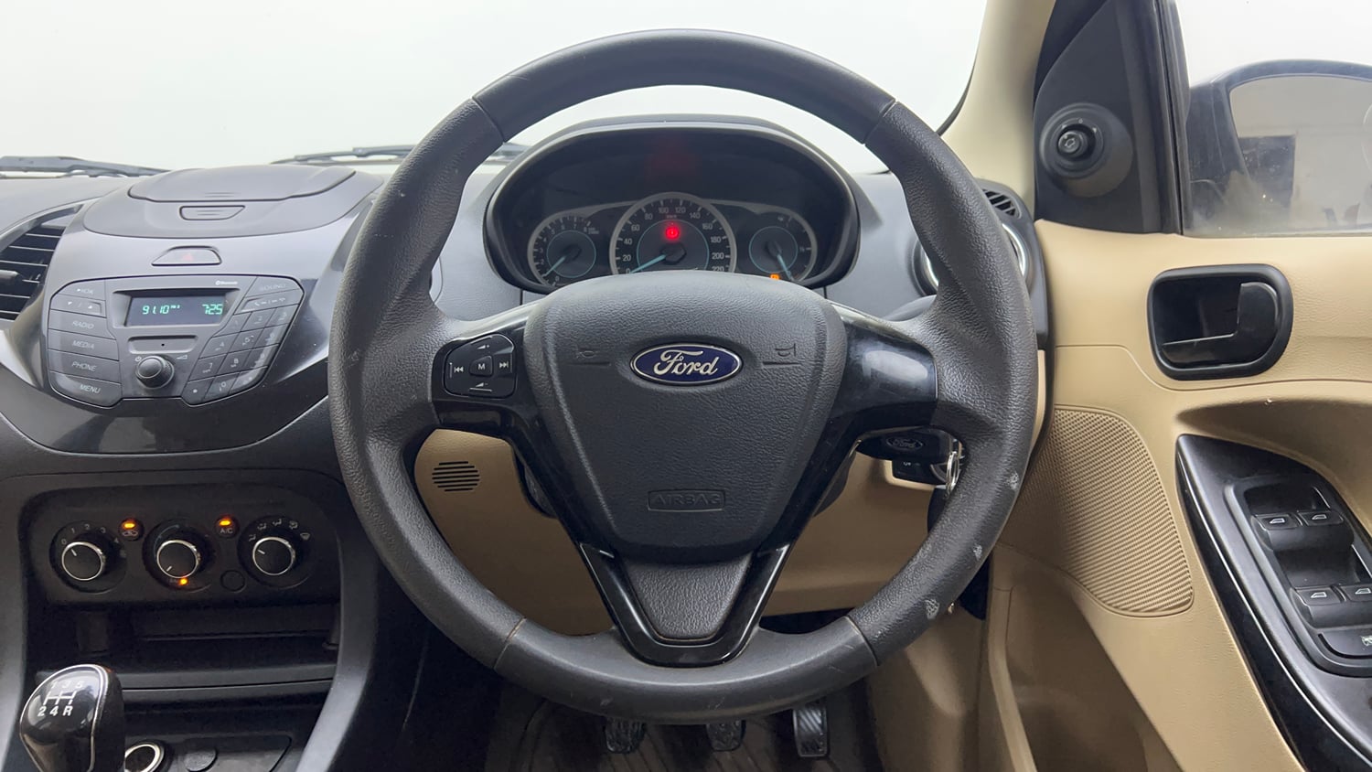 Used 2016 Ford Figo Aspire Trend 1.2 Ti-VCT Petrol Manual interior STEERING VIEW