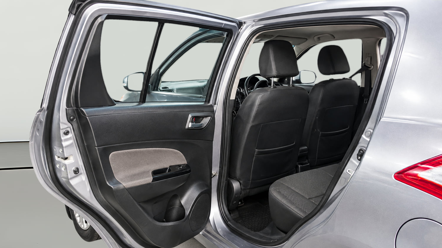Used 2015 Maruti Suzuki Swift VXi Petrol Manual interior LEFT REAR DOOR OPEN VIEW