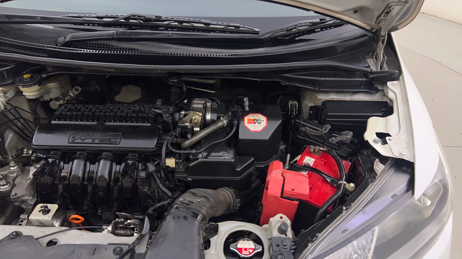 Used 2018 Honda Jazz V AT Petrol Petrol Automatic engine ENGINE LEFT SIDE HINGE & APRON VIEW