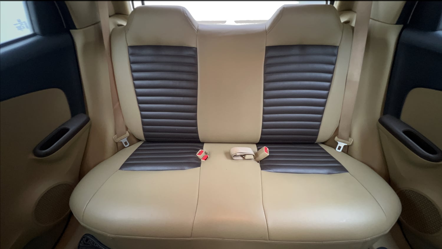Used 2013 Honda Brio V MT Petrol Manual interior REAR SEAT CONDITION VIEW