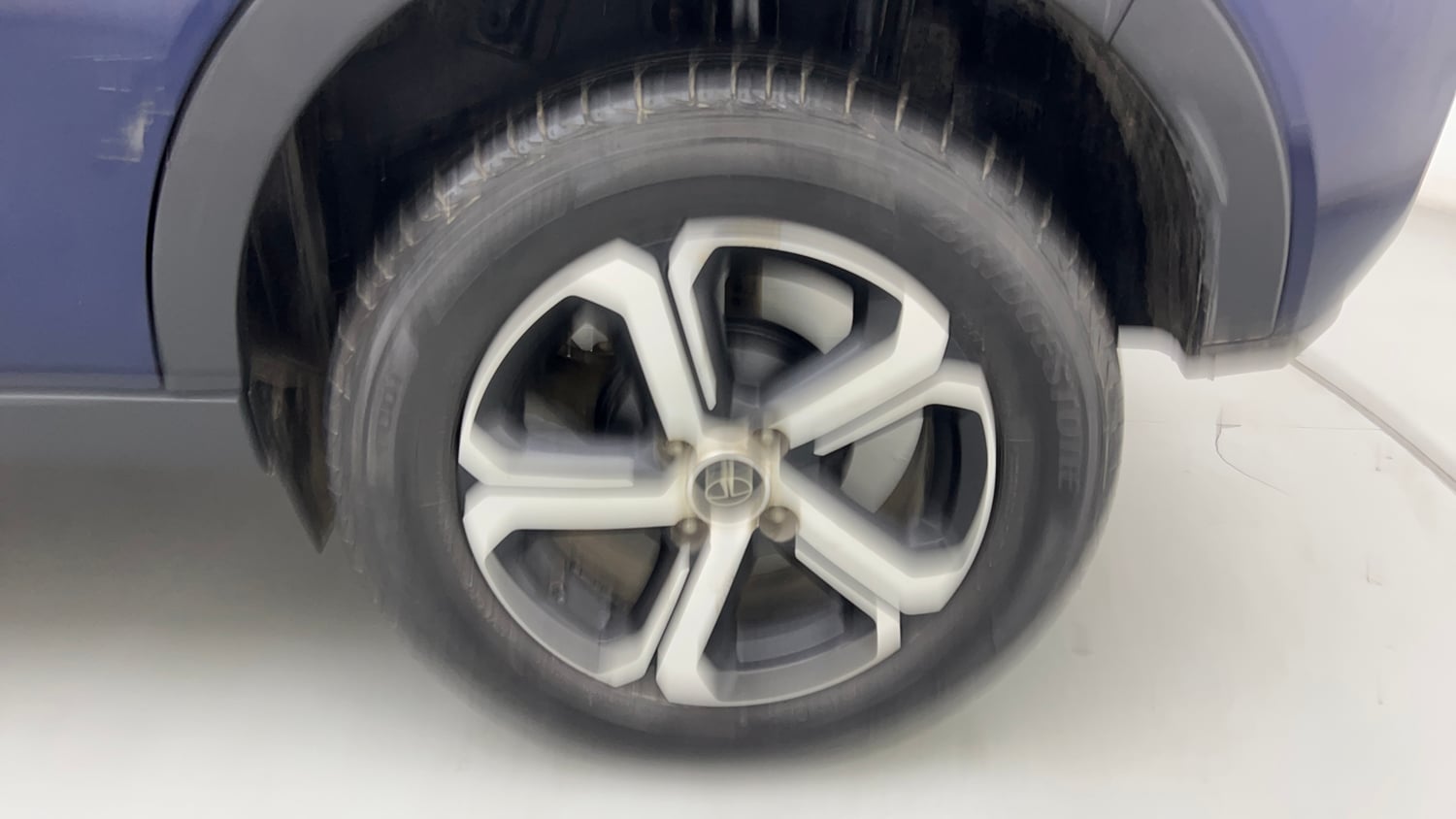 Used 2022 Tata Nexon XZA Plus (HS) Petrol Automatic tyres LEFT REAR TYRE RIM VIEW