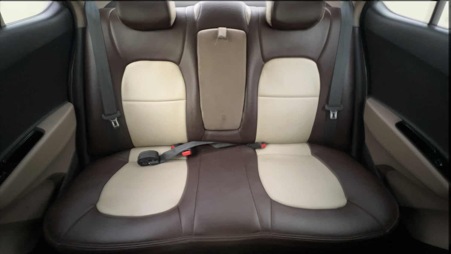 Used 2014 Hyundai Xcent S 1.2 Petrol Manual interior REAR SEAT CONDITION VIEW