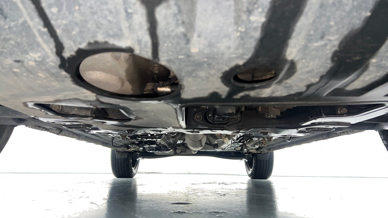 Used 2023 Hyundai Creta E 1.5 Diesel Diesel Manual extra FRONT LEFT UNDERBODY VIEW