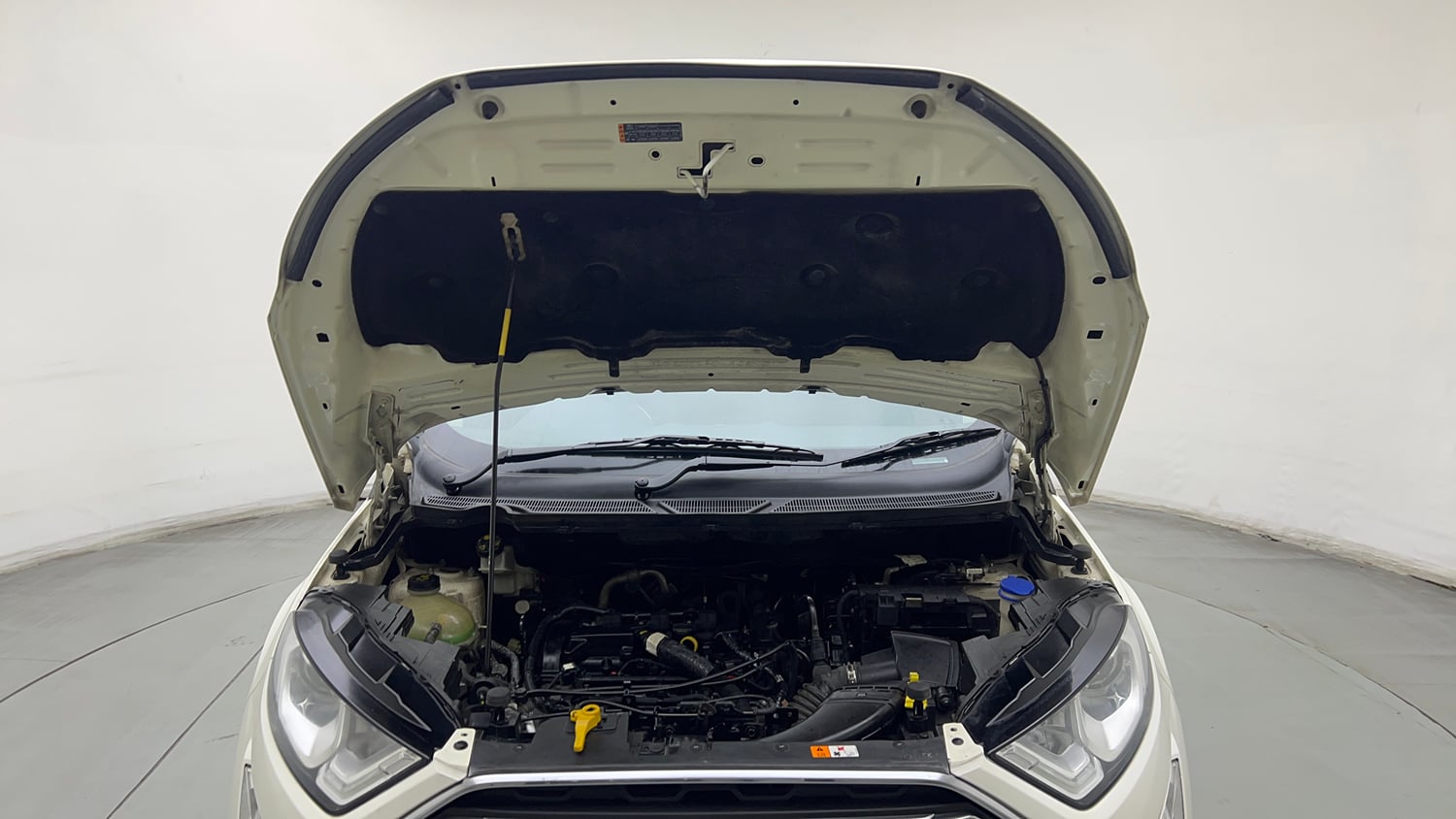 Used 2021 Ford EcoSport Titanium 1.5L Ti-VCT Petrol Manual engine ENGINE & BONNET OPEN FRONT VIEW