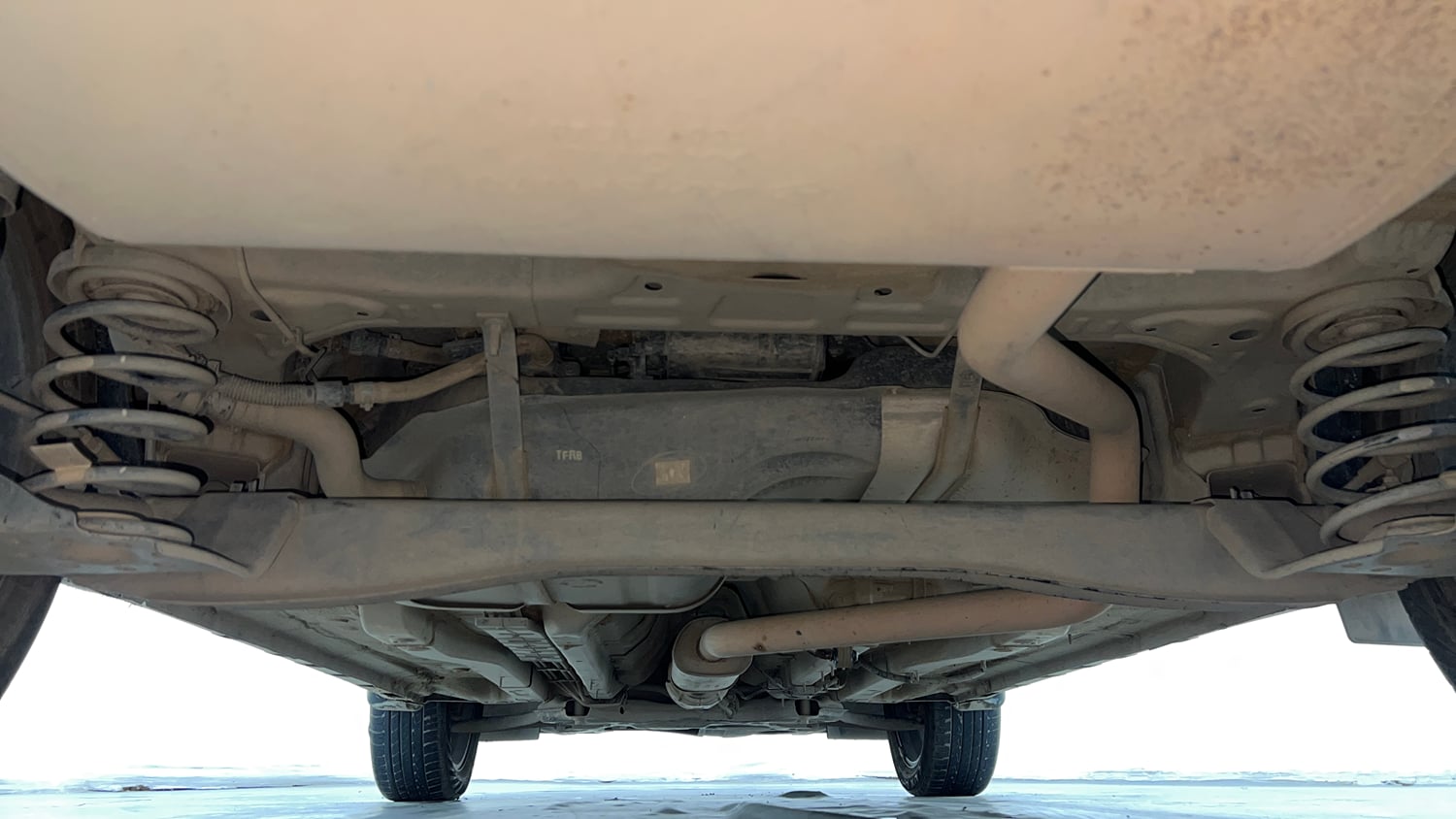 Used 2024 Hyundai Creta N-Line N10 1.5 Turbo DCT Petrol Automatic extra REAR UNDERBODY VIEW (TAKEN FROM REAR)