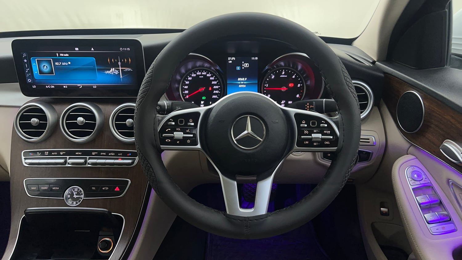 Used 2019 Mercedes-Benz C-Class C 220d Progressive Diesel Automatic interior STEERING VIEW