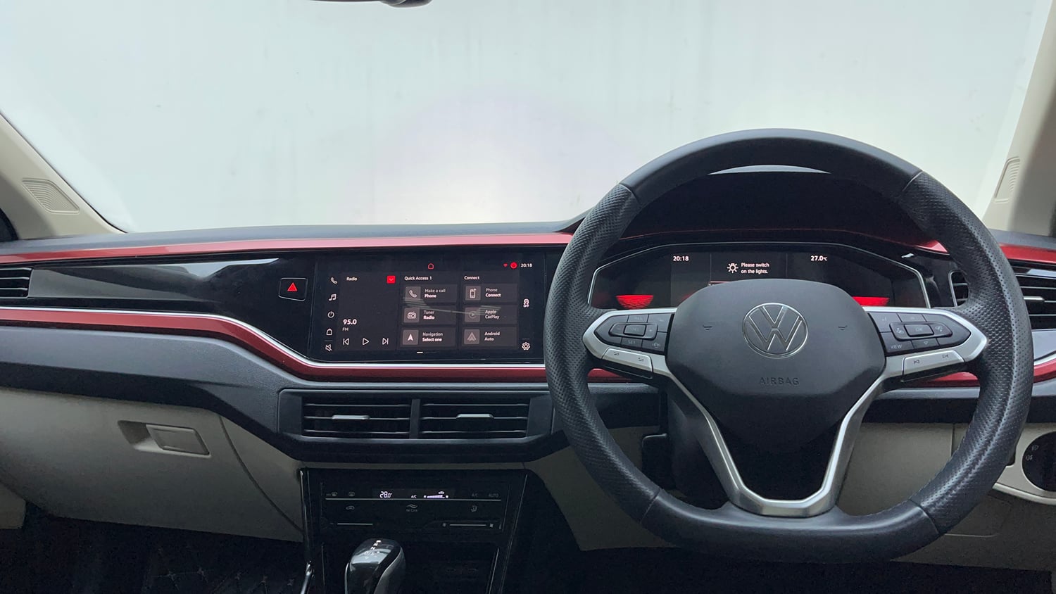 Used 2023 Volkswagen Virtus GT Plus 1.5 TSI EVO DSG Petrol Automatic interior DASHBOARD VIEW