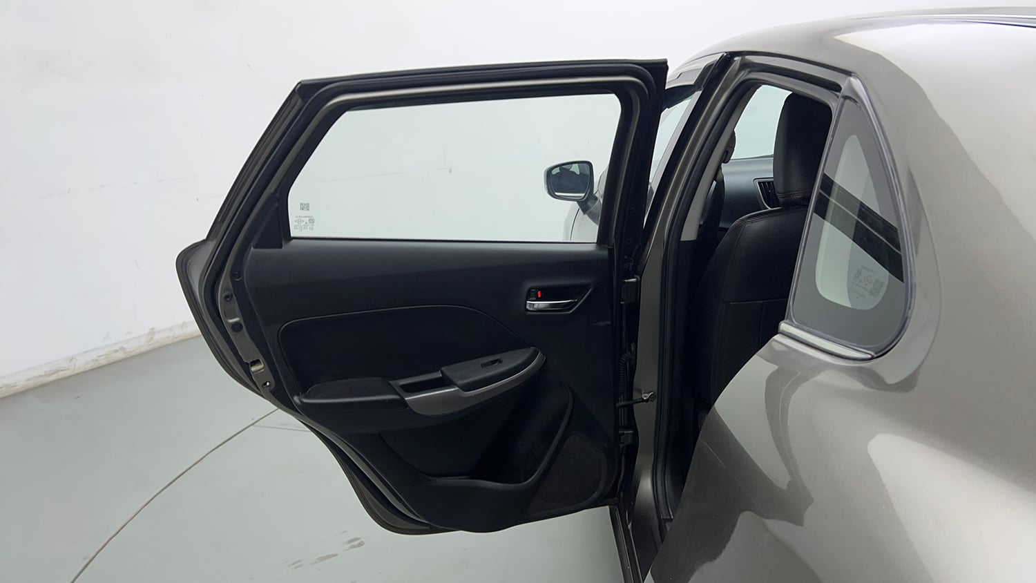 Used 2019 Maruti Suzuki Baleno Zeta Petrol Manual interior LEFT REAR DOOR OPEN VIEW