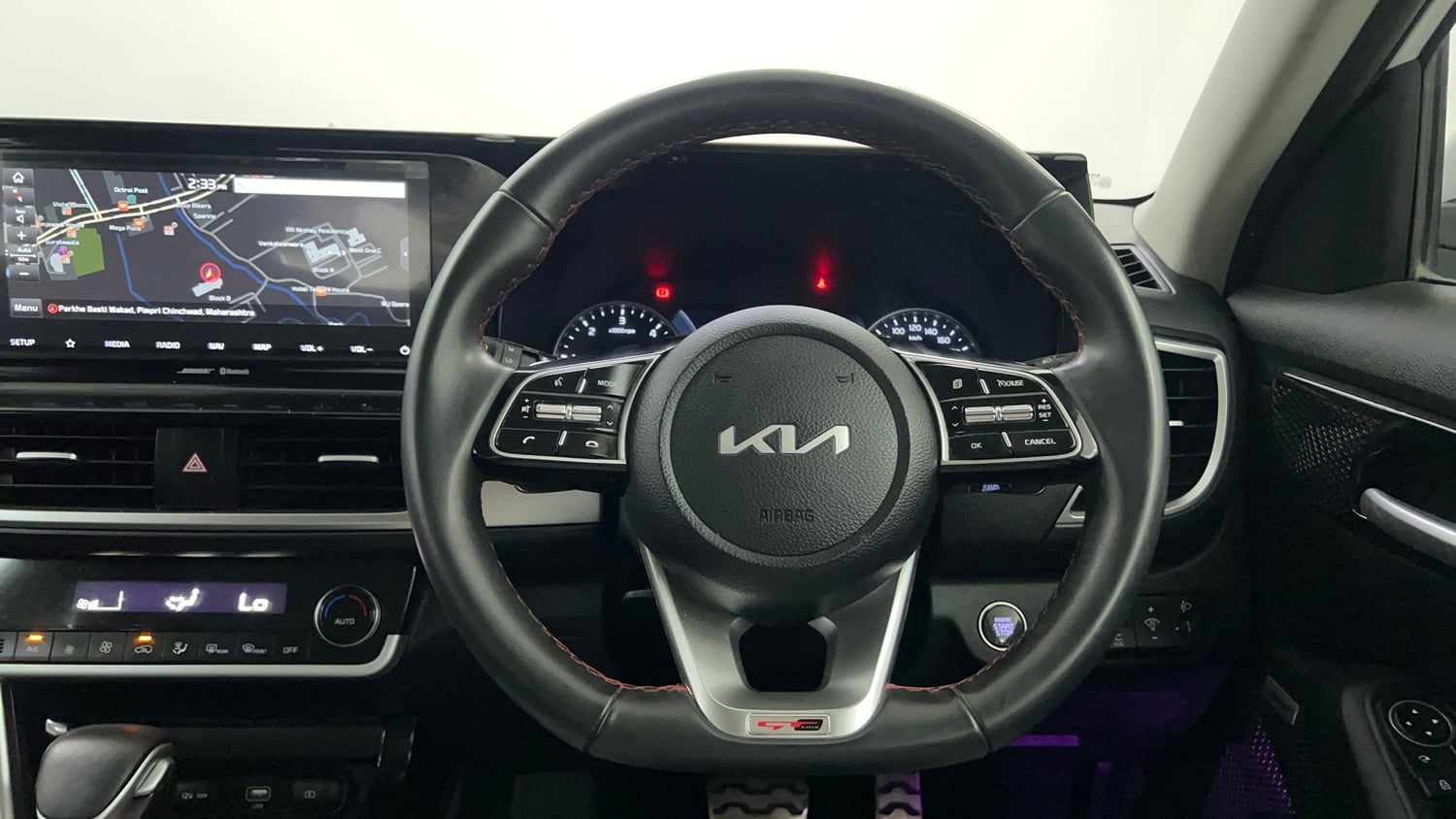 Used 2023 Kia Seltos GTX Plus 1.5 Diesel AT Diesel Automatic interior STEERING VIEW