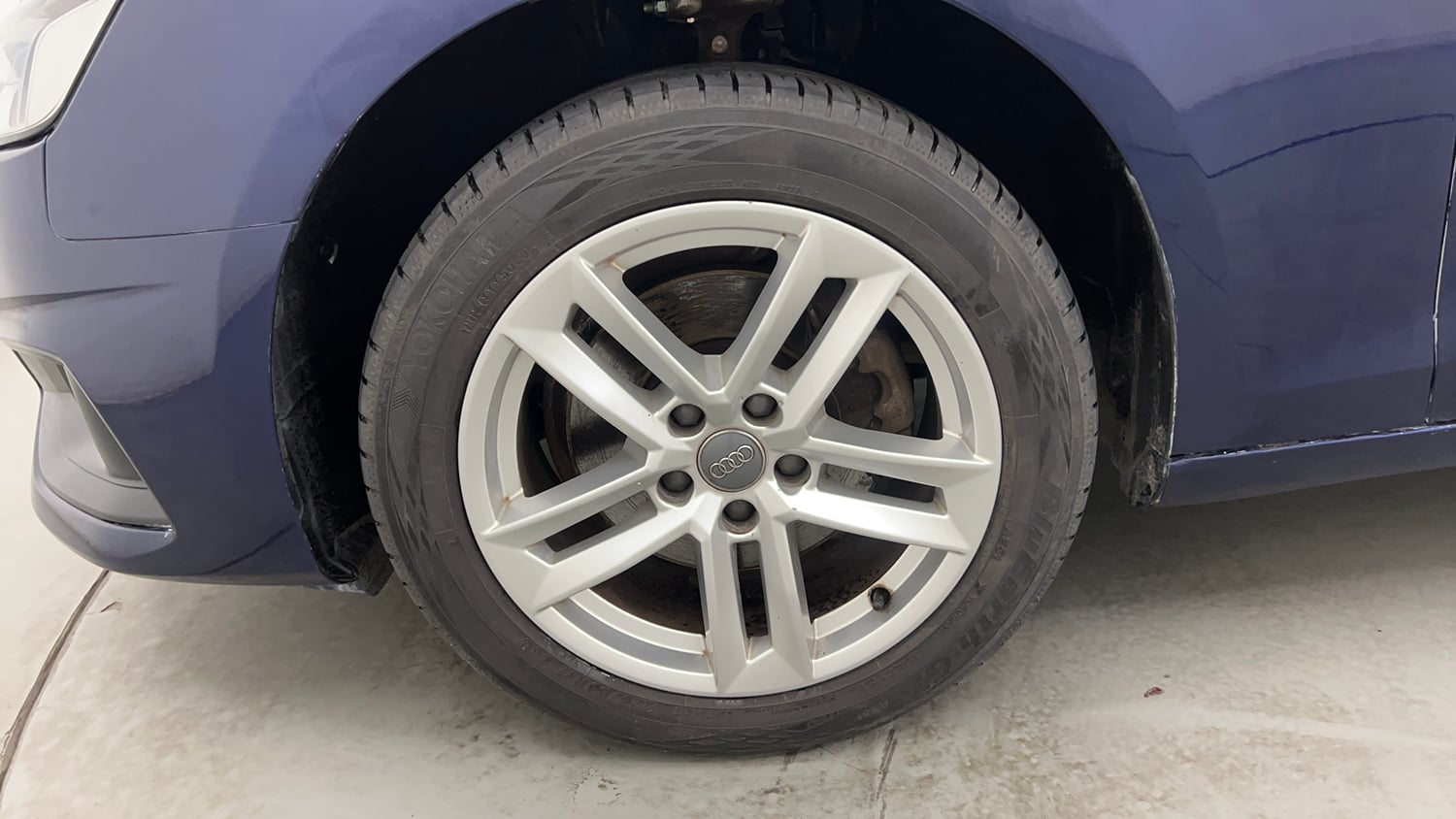 Used 2021 Audi A4 Premium Plus 40 TFSI Petrol Automatic tyres LEFT FRONT TYRE RIM VIEW