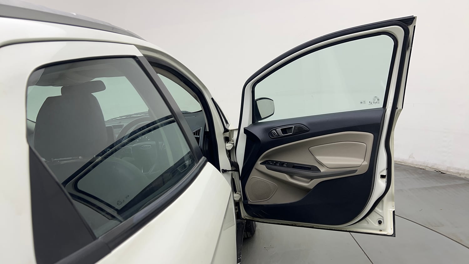 Used 2021 Ford EcoSport Titanium 1.5L Ti-VCT Petrol Manual interior RIGHT FRONT DOOR OPEN VIEW