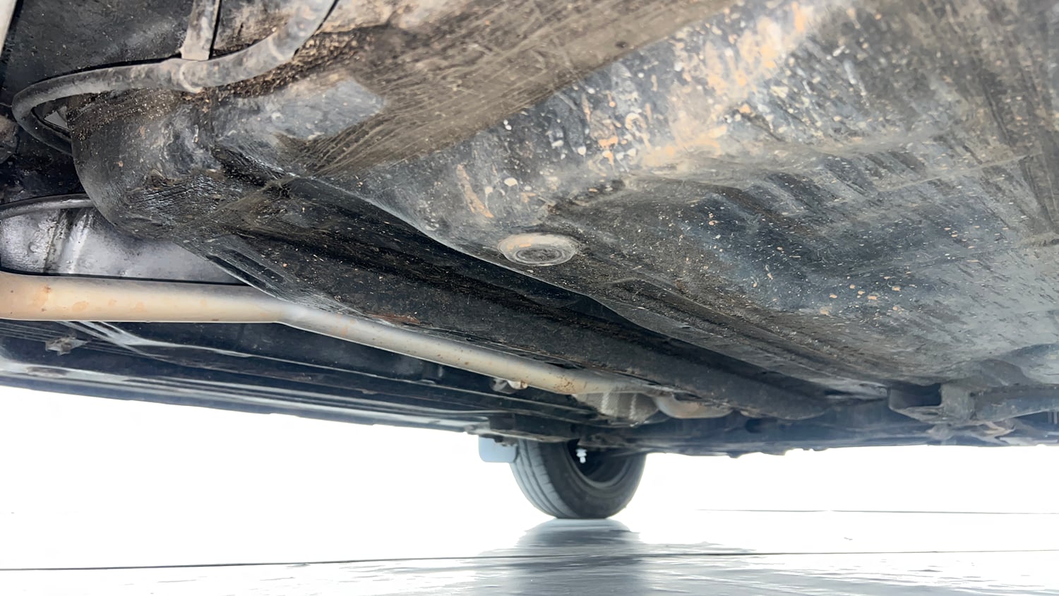 Used 2019 Datsun GO T Petrol Manual extra REAR RIGHT UNDERBODY VIEW