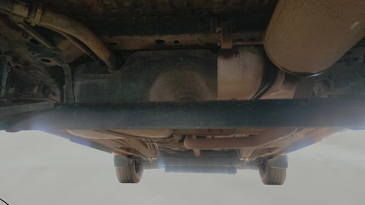 Used 2020 Ford EcoSport Ambiente 1.5L TDCi Diesel Manual extra REAR UNDERBODY VIEW (TAKEN FROM REAR)