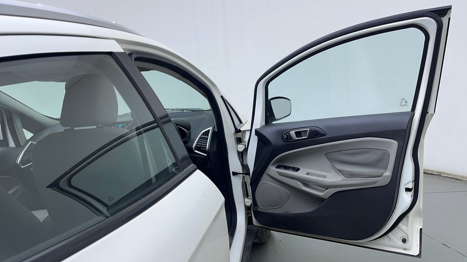 Used 2016 Ford EcoSport Titanium 1.5L Ti-VCT AT Petrol Automatic interior RIGHT FRONT DOOR OPEN VIEW