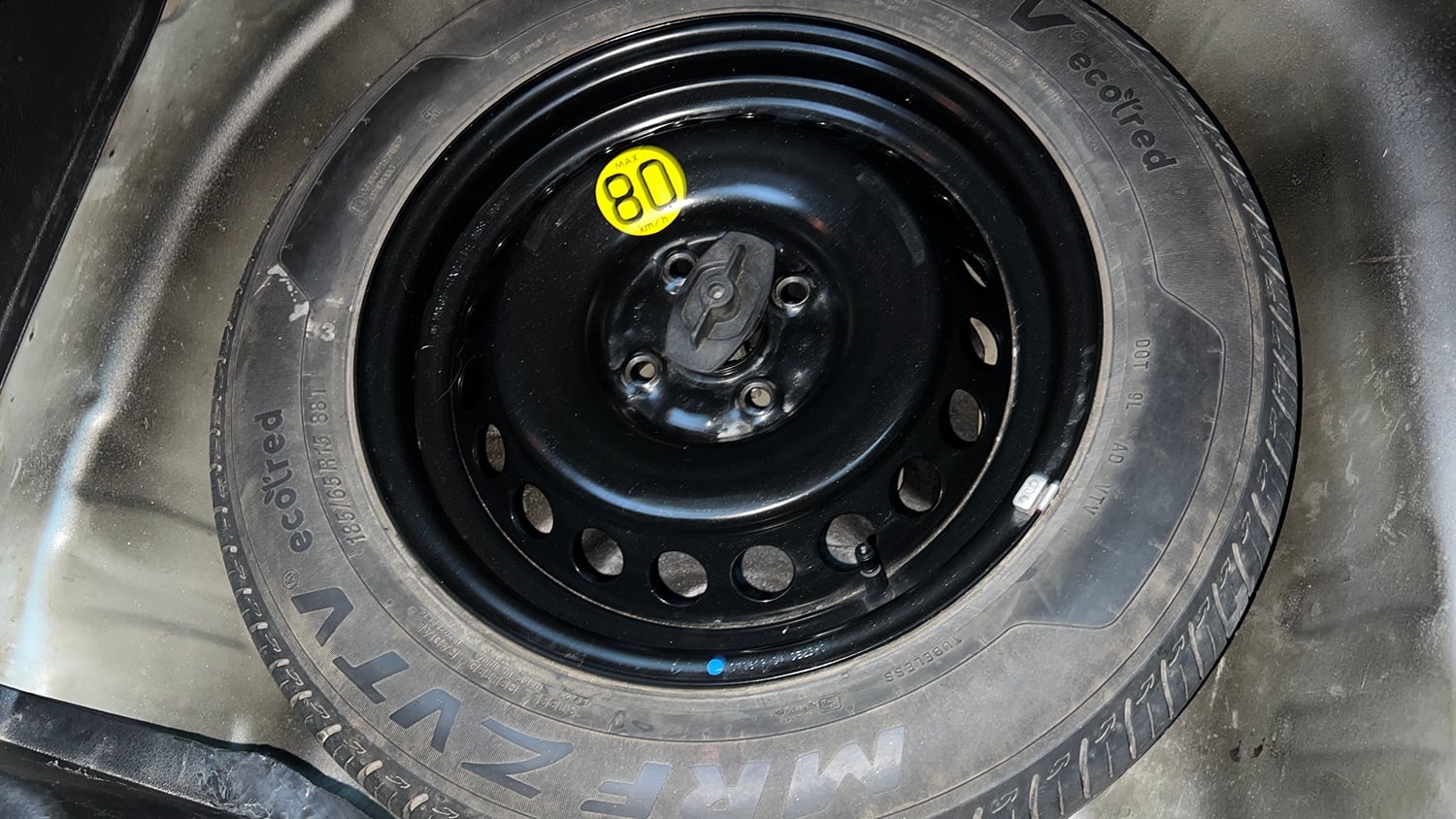 Used 2019 Maruti Suzuki Baleno Zeta Petrol Manual tyres SPARE TYRE VIEW