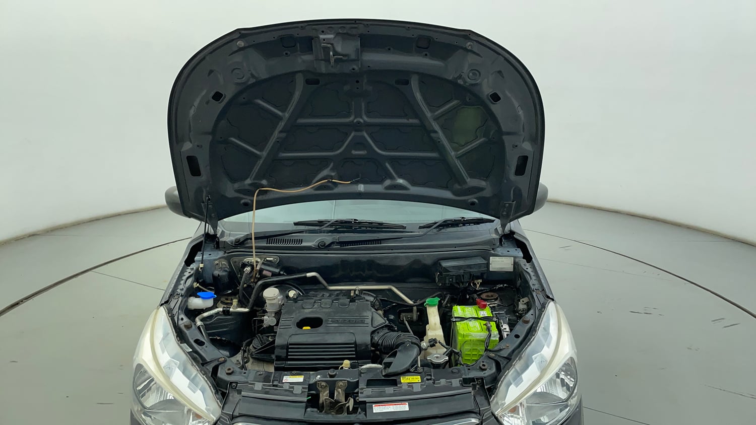 Used 2015 Maruti Suzuki Alto K10 VXi AMT Petrol Automatic engine ENGINE & BONNET OPEN FRONT VIEW