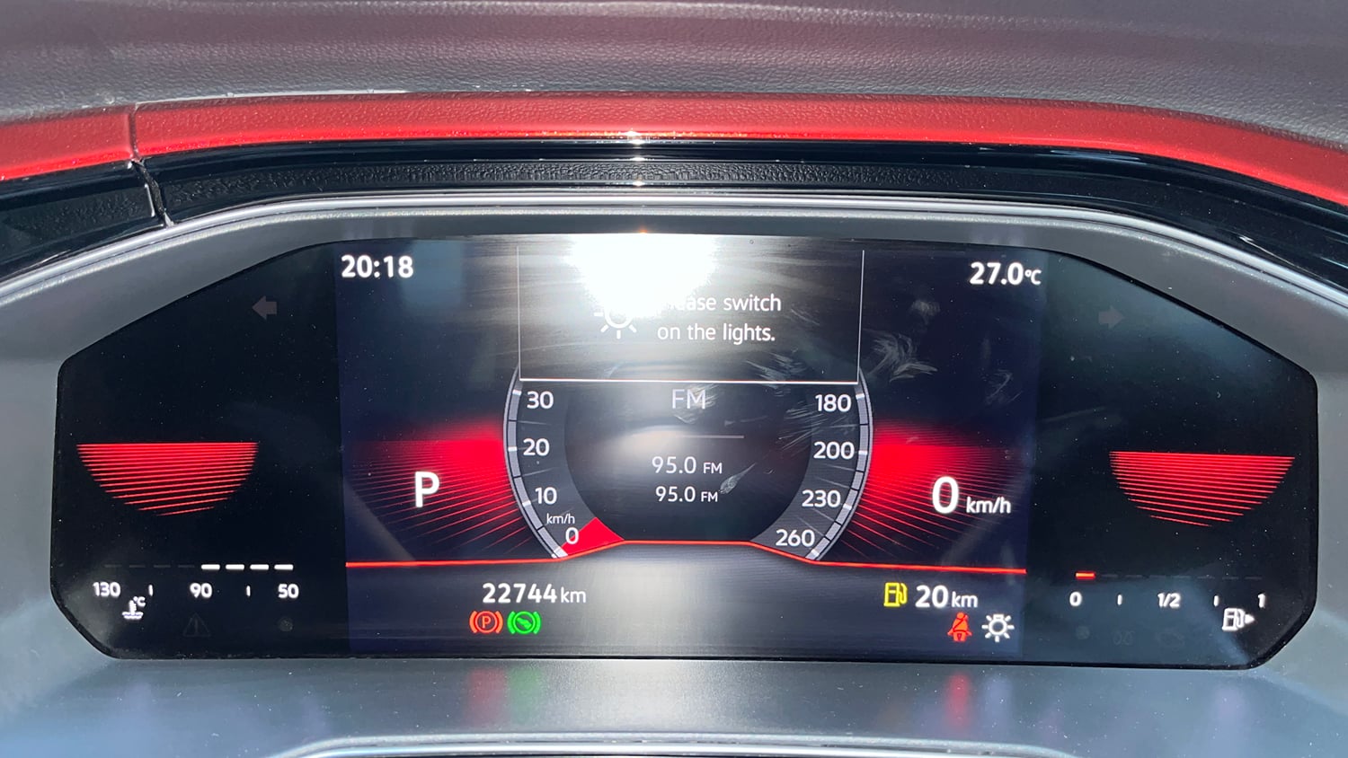 Used 2023 Volkswagen Virtus GT Plus 1.5 TSI EVO DSG Petrol Automatic interior CLUSTERMETER VIEW