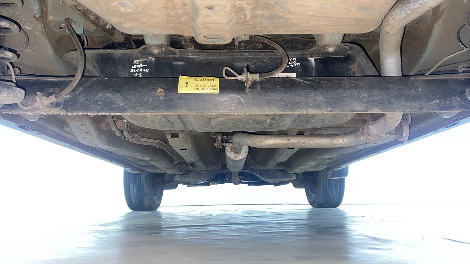 Used 2024 Tata Nexon Creative 1.2 Revotron Petrol 6AMT Petrol Automatic extra REAR UNDERBODY VIEW (TAKEN FROM REAR)