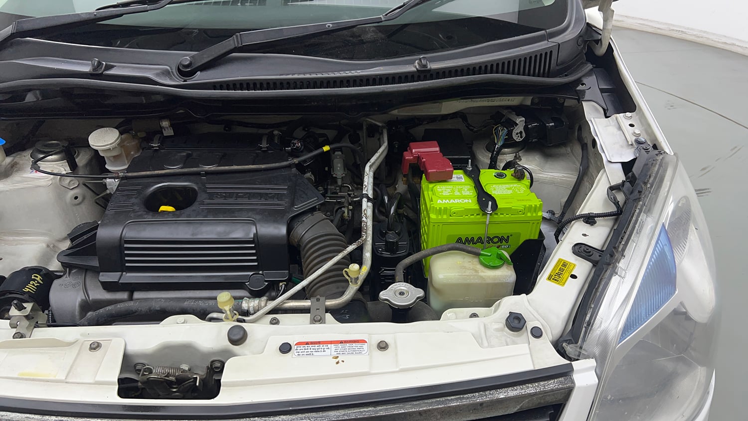 Used 2015 Maruti Suzuki Wagon R VXI Petrol Manual engine ENGINE LEFT SIDE VIEW
