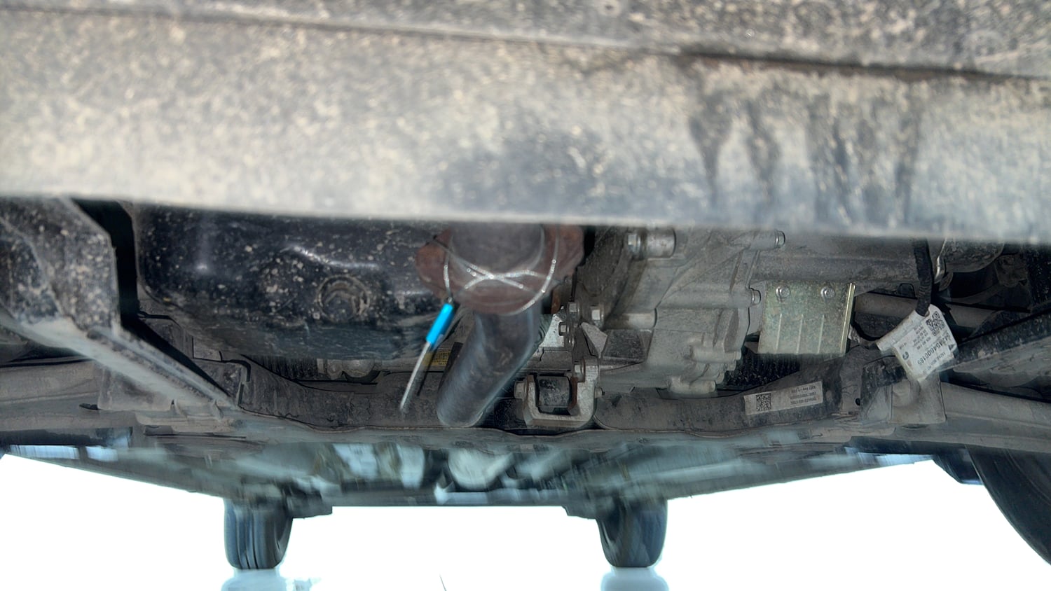 Used 2025 Tata Altroz Creative S Petrol 5AMT Petrol Automatic extra FRONT LEFT UNDERBODY VIEW