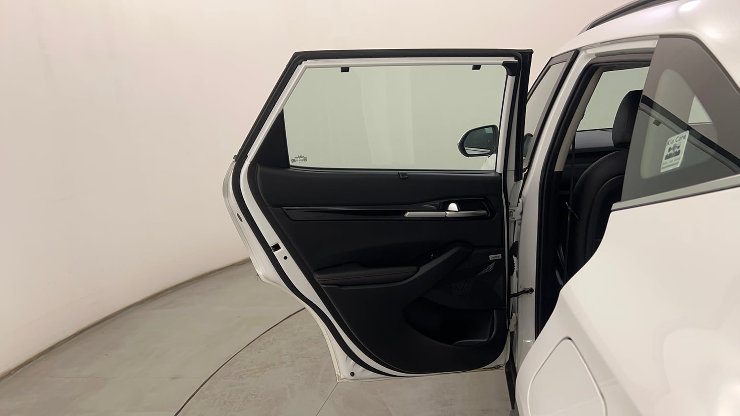 Used 2023 Kia Seltos GTX Plus 1.5 Diesel AT Diesel Automatic interior LEFT REAR DOOR OPEN VIEW