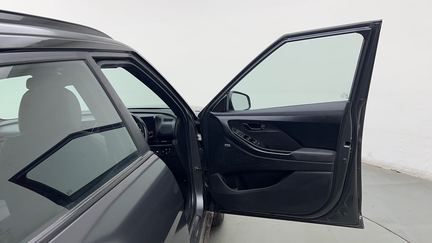 Used 2024 Hyundai Creta N-Line N10 1.5 Turbo DCT Petrol Automatic interior RIGHT FRONT DOOR OPEN VIEW