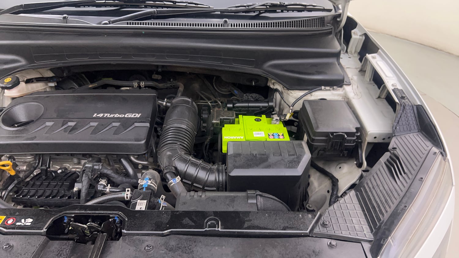 Used 2022 Hyundai Creta SX (O) 1.4 Turbo 7 DCT Petrol Automatic engine ENGINE LEFT SIDE HINGE & APRON VIEW