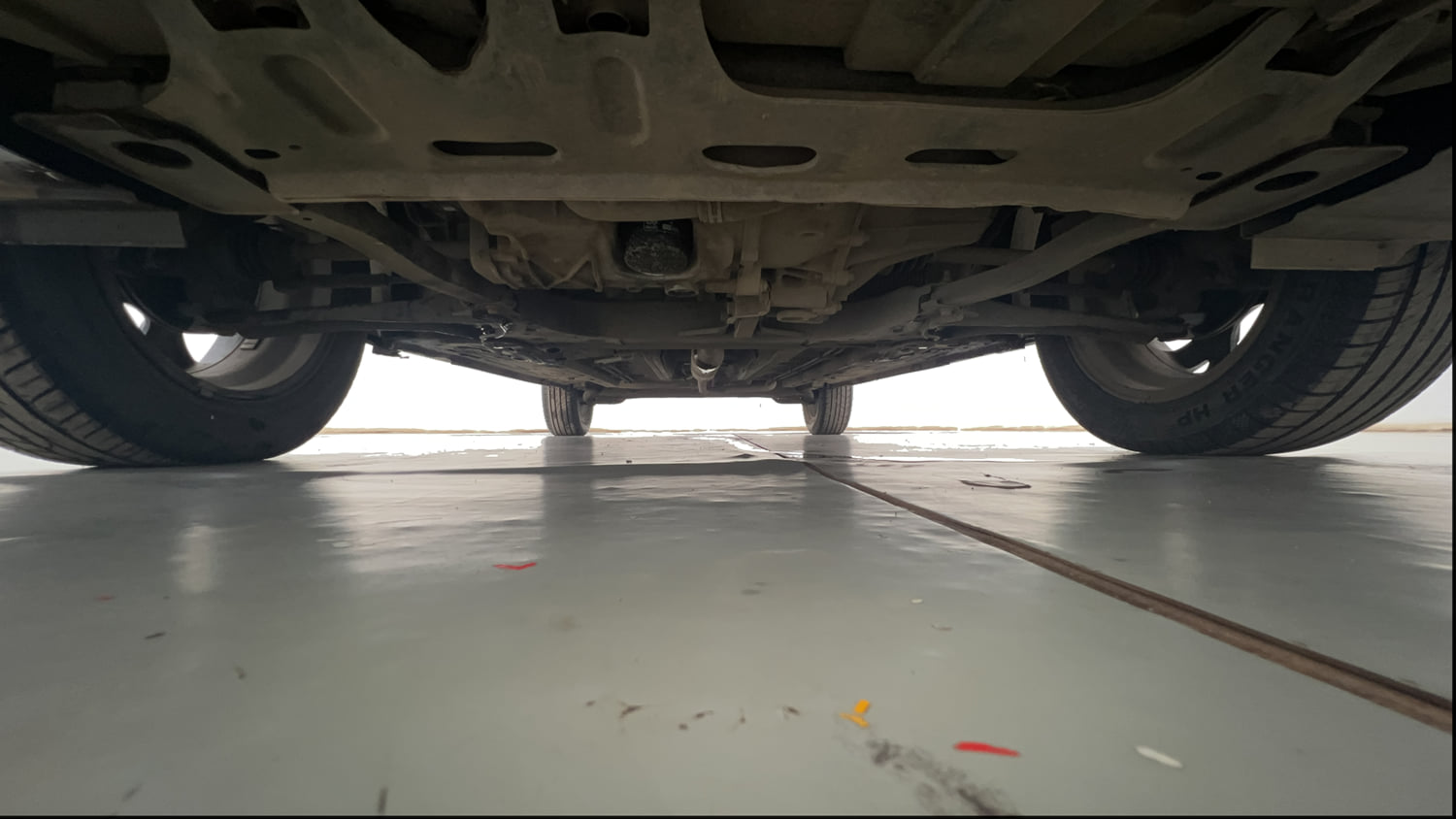 Used 2023 Nissan Magnite XV Petrol Manual extra FRONT LEFT UNDERBODY VIEW