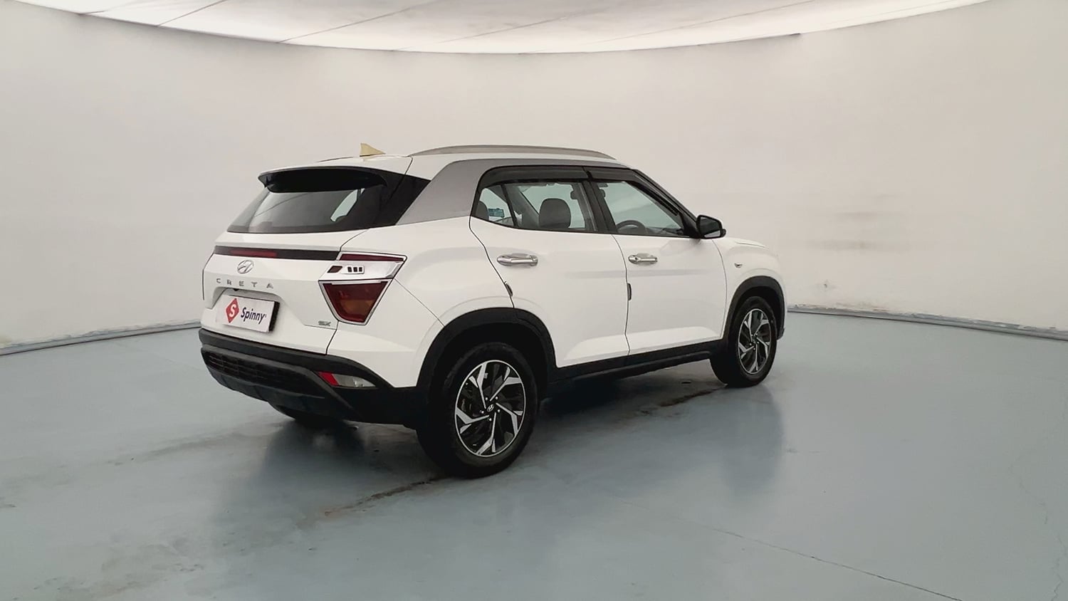 Used 2023 Hyundai Creta E 1.5 Diesel Diesel Manual exterior RIGHT REAR CORNER VIEW