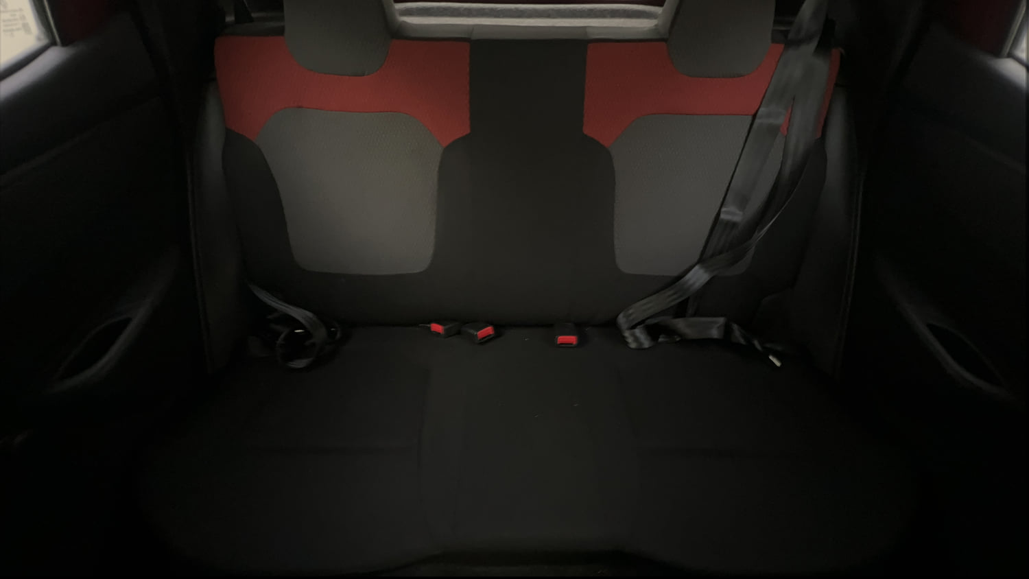 Used 2017 Renault Kwid 1.0 RXT AMT Opt Petrol Automatic interior REAR SEAT CONDITION VIEW