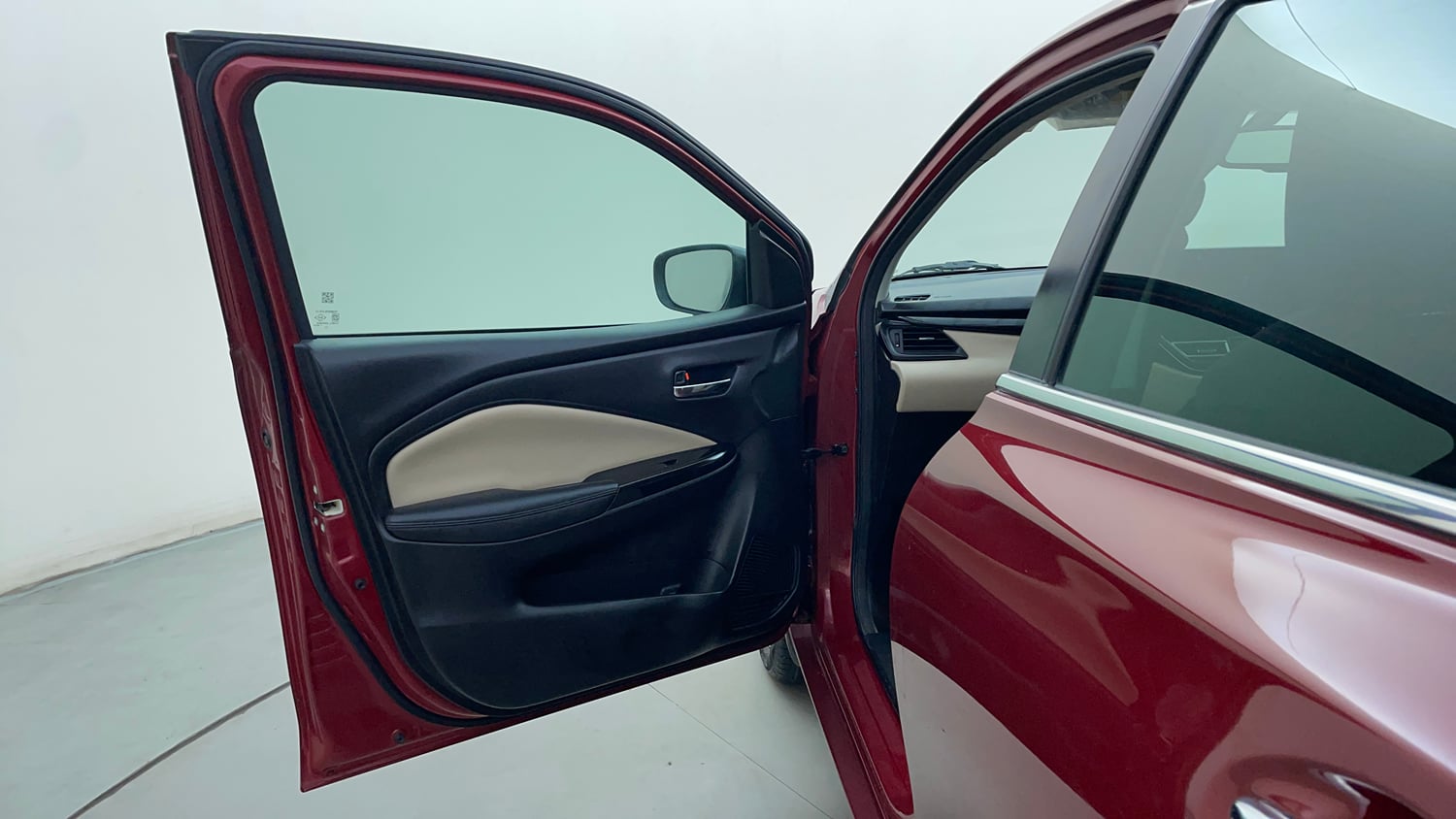 Used 2023 Toyota Glanza V AMT Petrol Automatic interior LEFT FRONT DOOR OPEN VIEW