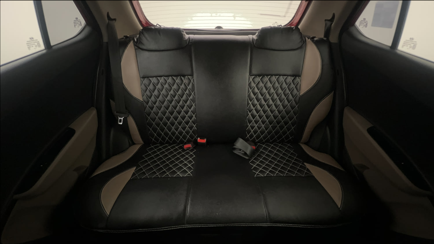 Used 2017 Hyundai Grand i10 Sportz (O) AT 1.2 Kappa VTVT Petrol Automatic interior REAR SEAT CONDITION VIEW