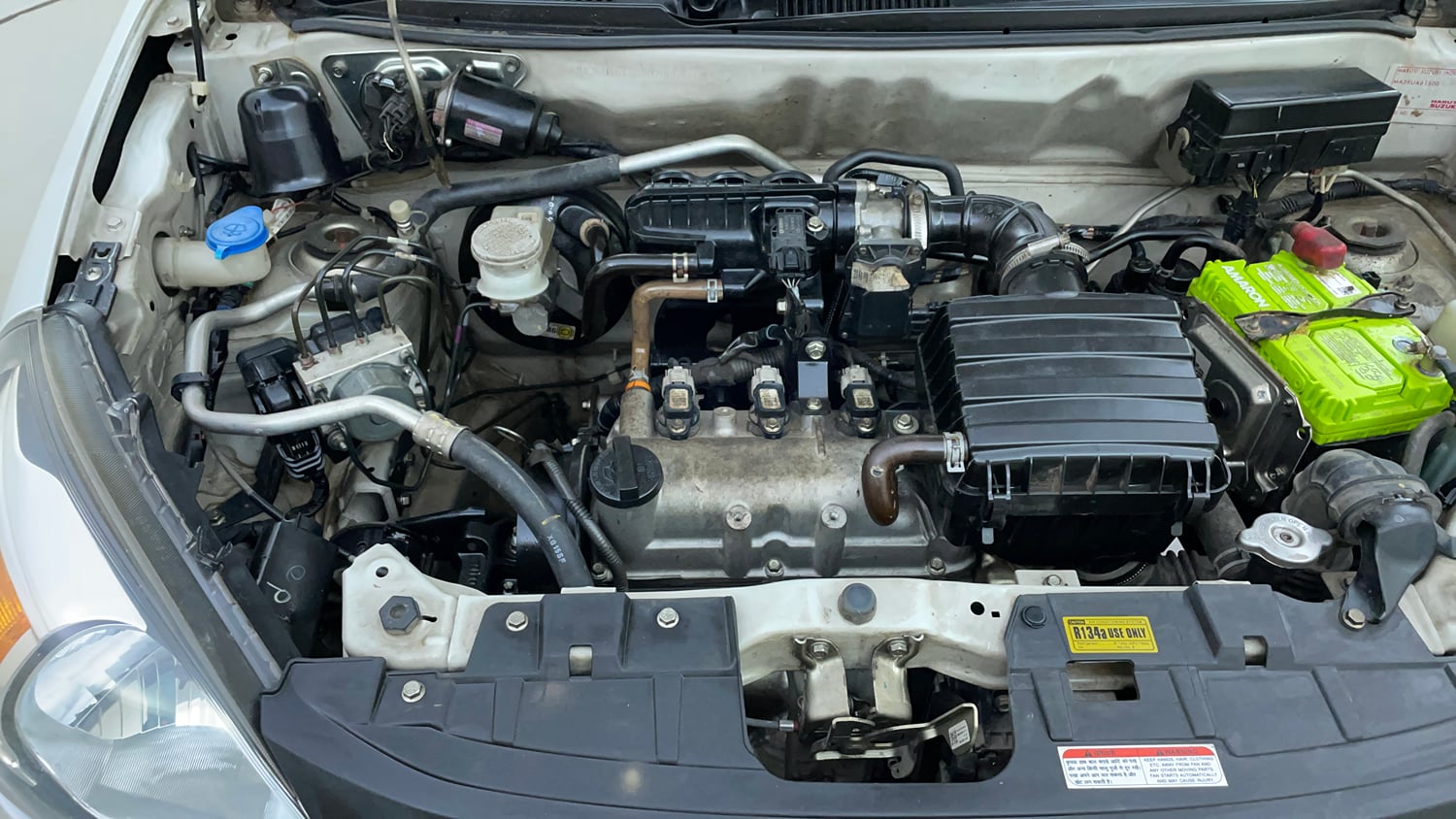 Used 2021 Maruti Suzuki Alto 800 LXi (O) Petrol Manual engine ENGINE RIGHT SIDE VIEW