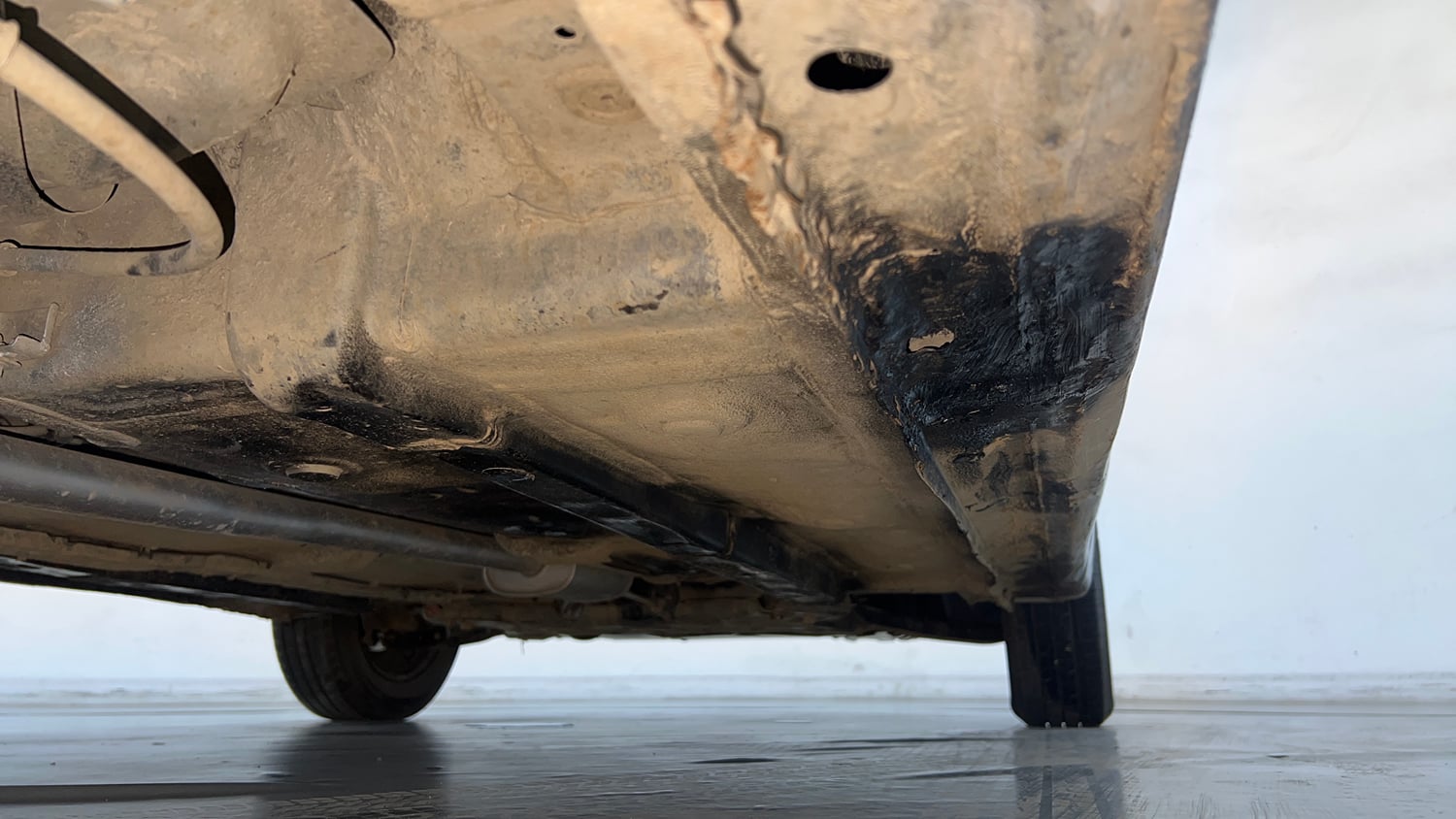 Used 2016 Hyundai Grand i10 Sportz 1.2 Kappa VTVT Petrol Manual extra REAR RIGHT UNDERBODY VIEW